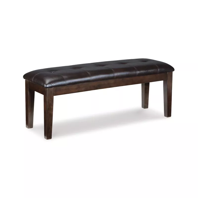 Upholstered Dining Room Bench Dark Brown