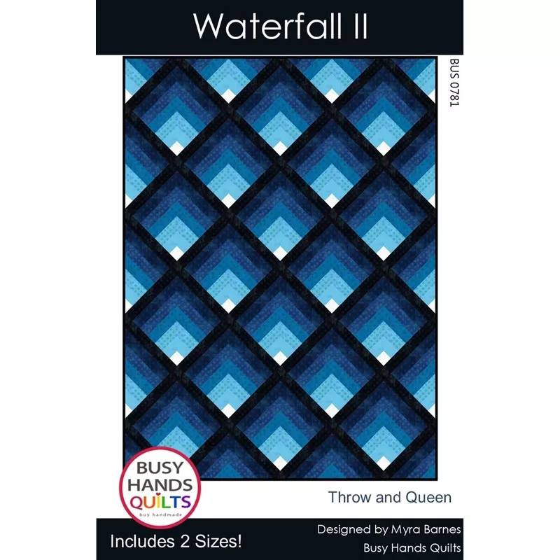 Waterfall II Quilt Pattern by Myra Barnes