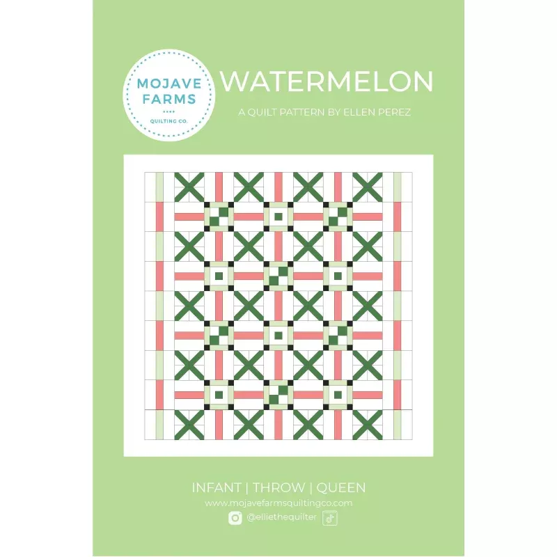 Watermelon Quilt Pattern – Paper