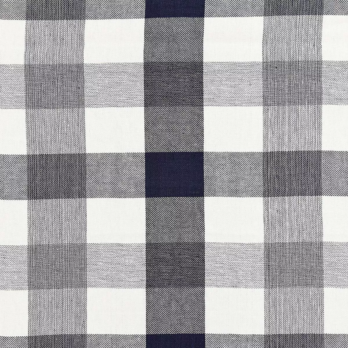 Westport Linen Plaid – Navy by Scalamandre Fabric