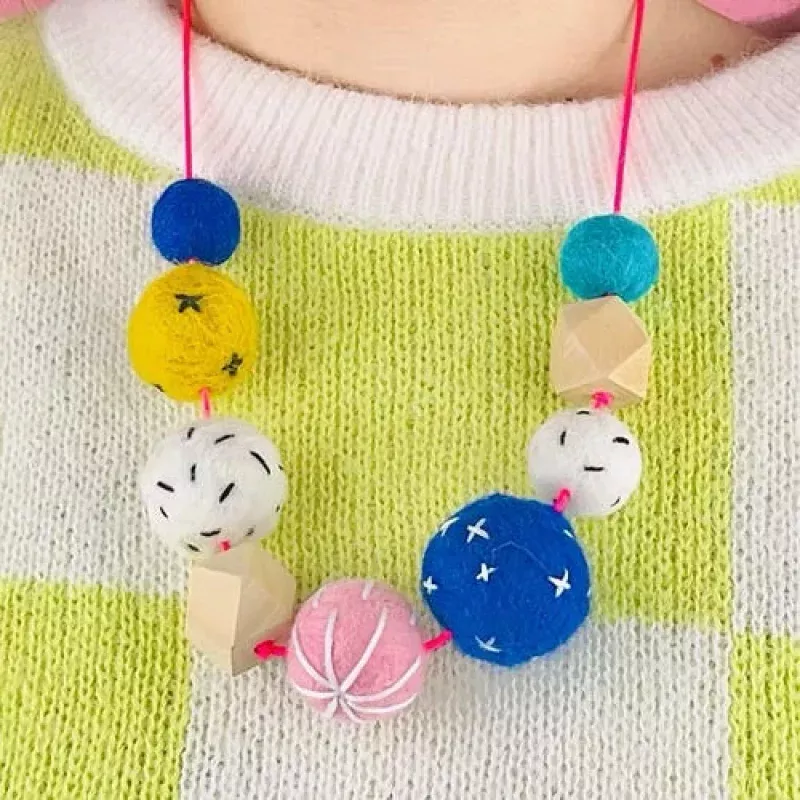 Wet Felting Kit – Bead Necklace