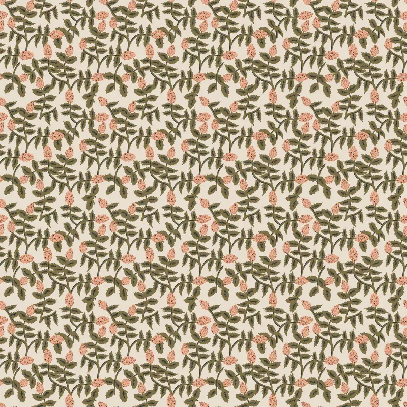 Wild Cottage Vines in Strawberry Cream