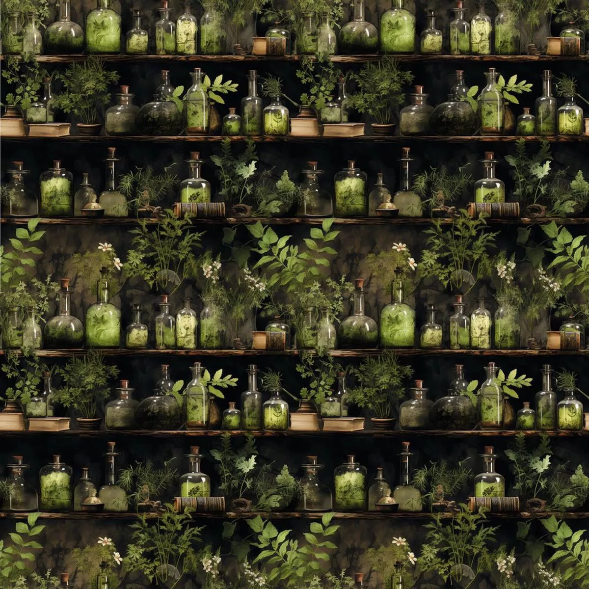 Wild Earth Apothecary Pattern #17 Fabric