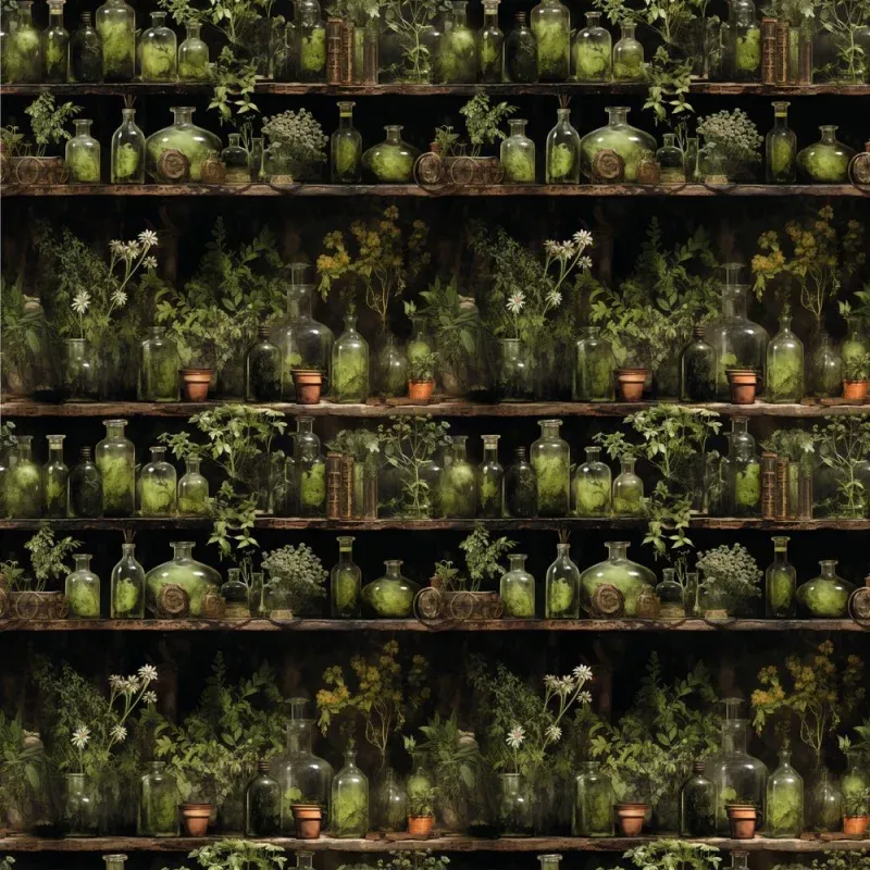 Wild Earth Apothecary Pattern #19 Fabric