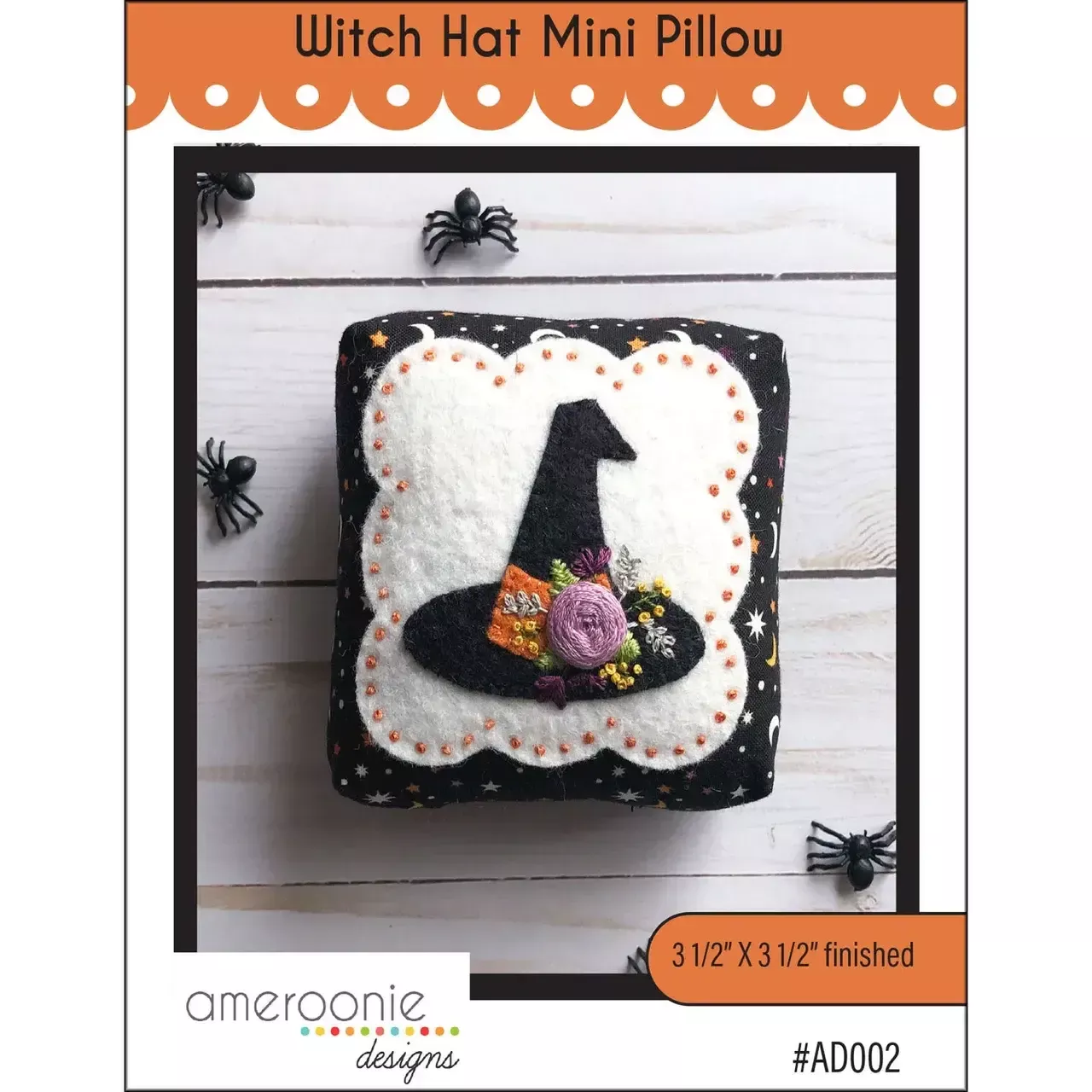 Witch Hat Mini Pillow Pattern - ameroonie designs