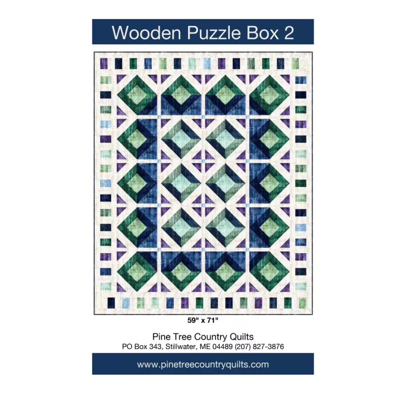 Wooden Puzzle Box 2 Downloadable Pattern