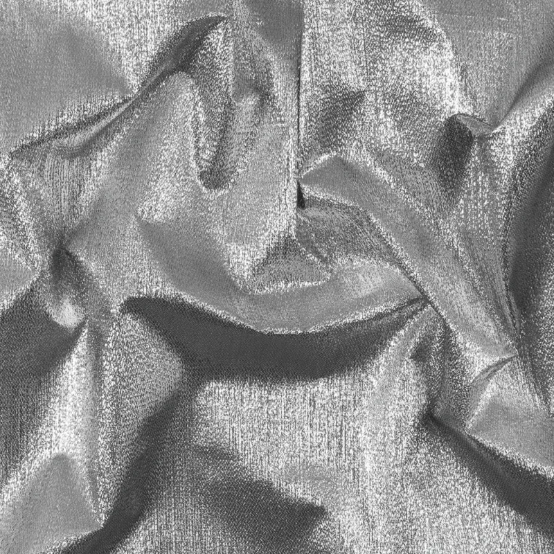 Woven Lame – Metallic Silver