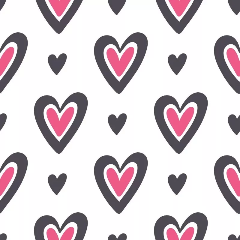 XOXO Hearts Pattern #16 Fabric