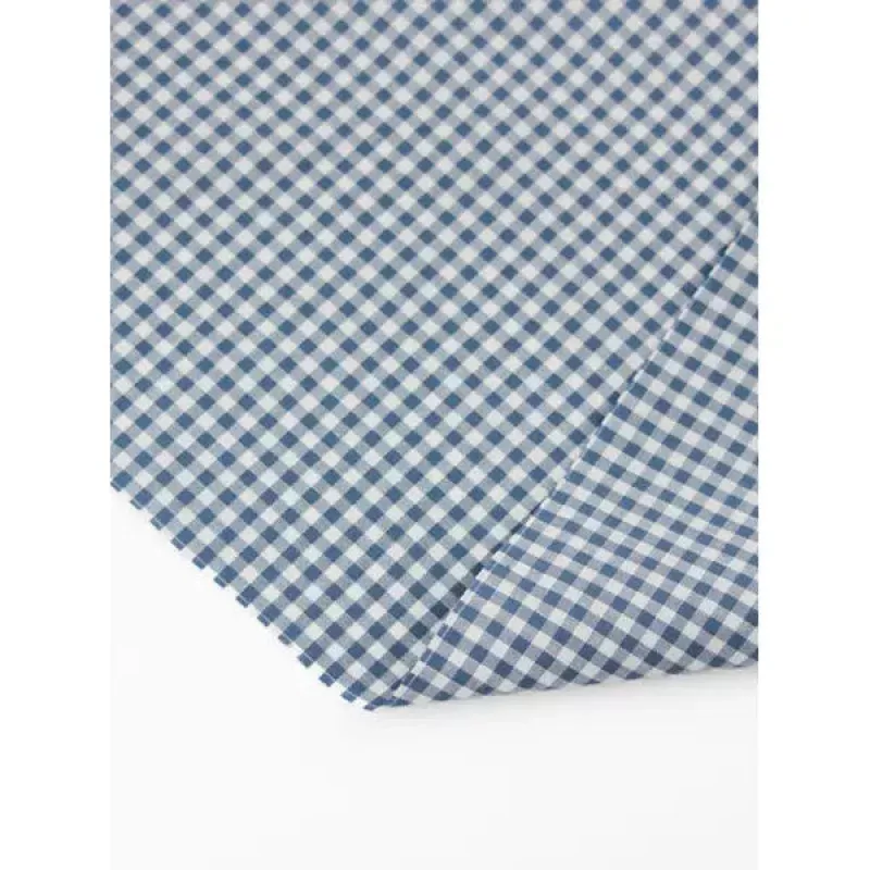 Yarn Dyed Cotton Fabric – 3mm Gingham Bluestone