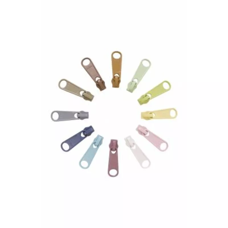 Zipper Pull Set – LIGHTS – 12 #4.5 pulls