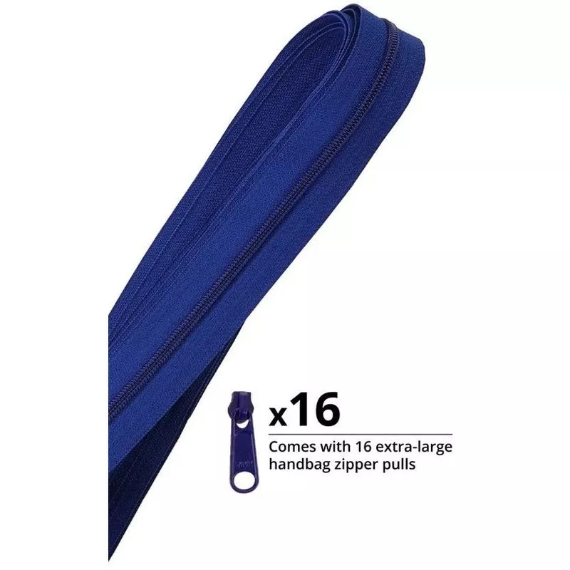 Zippers by the Yard Cobalt